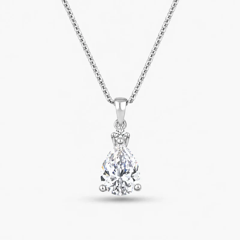 1.63 ct Safir Kolye