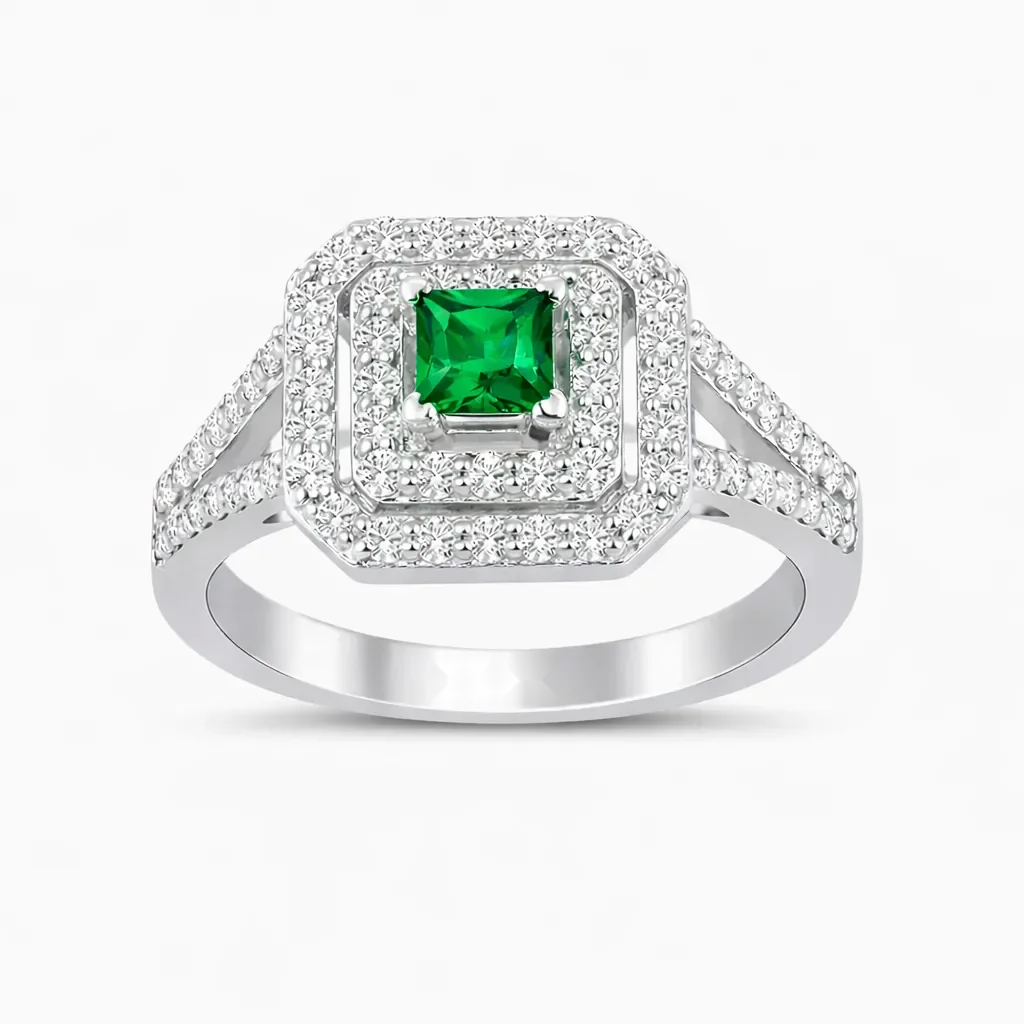 1.00 ct Zümrüt Yüzük