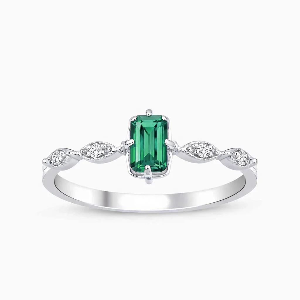 0.55 ct Zümrüt Yüzük