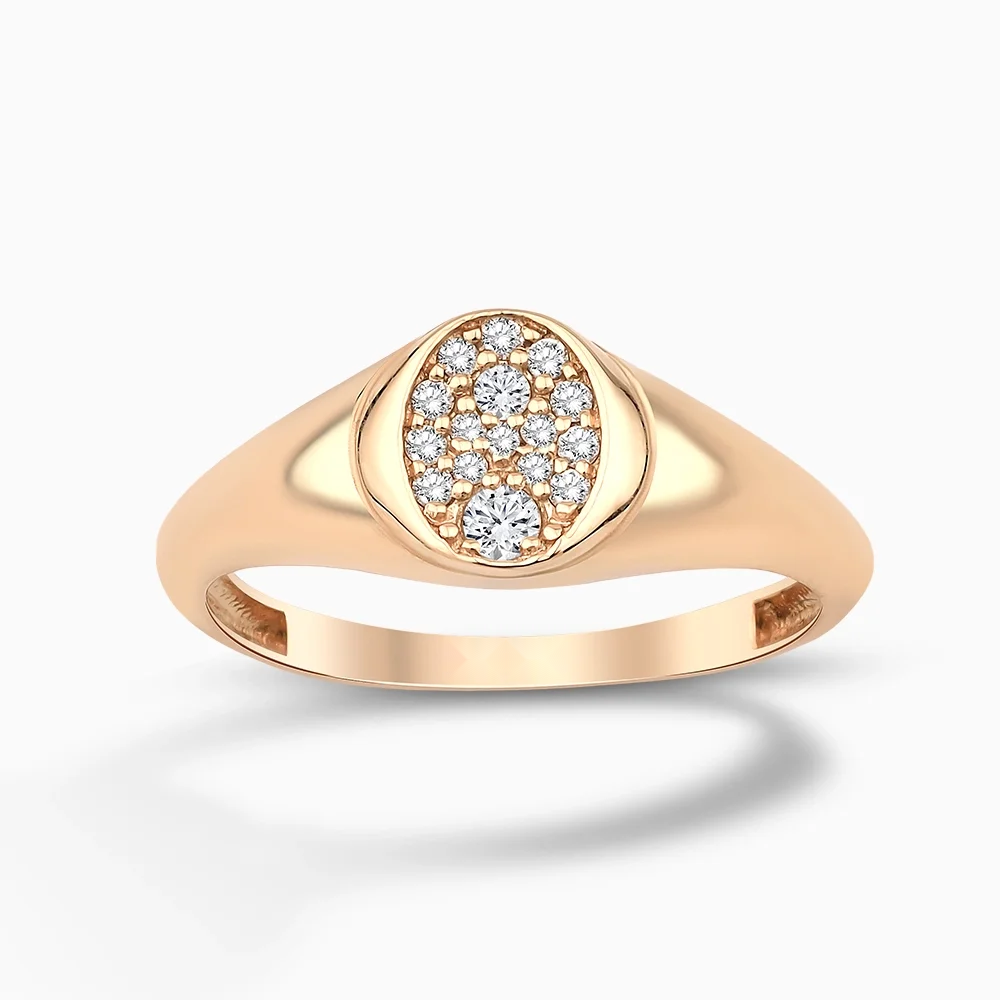 0.13 ct Pırlanta Yüzük — Rose Altın