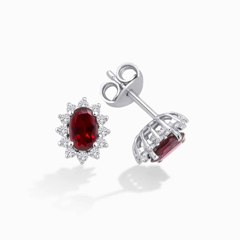 1.41 ct Yakut Küpe