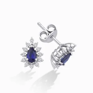 0.53 ct Safir Küpe