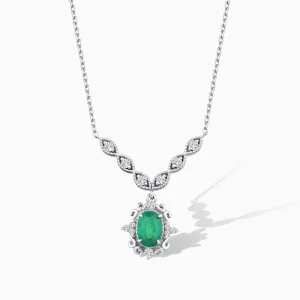 1.08 ct Zümrüt Kolye