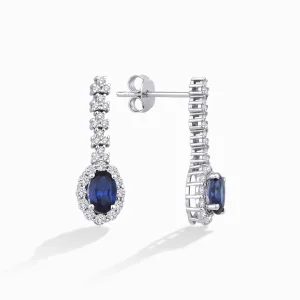 1.64 ct Safir Küpe
