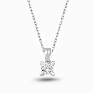 0.20 ct Pırlanta Tektaş Kolye
