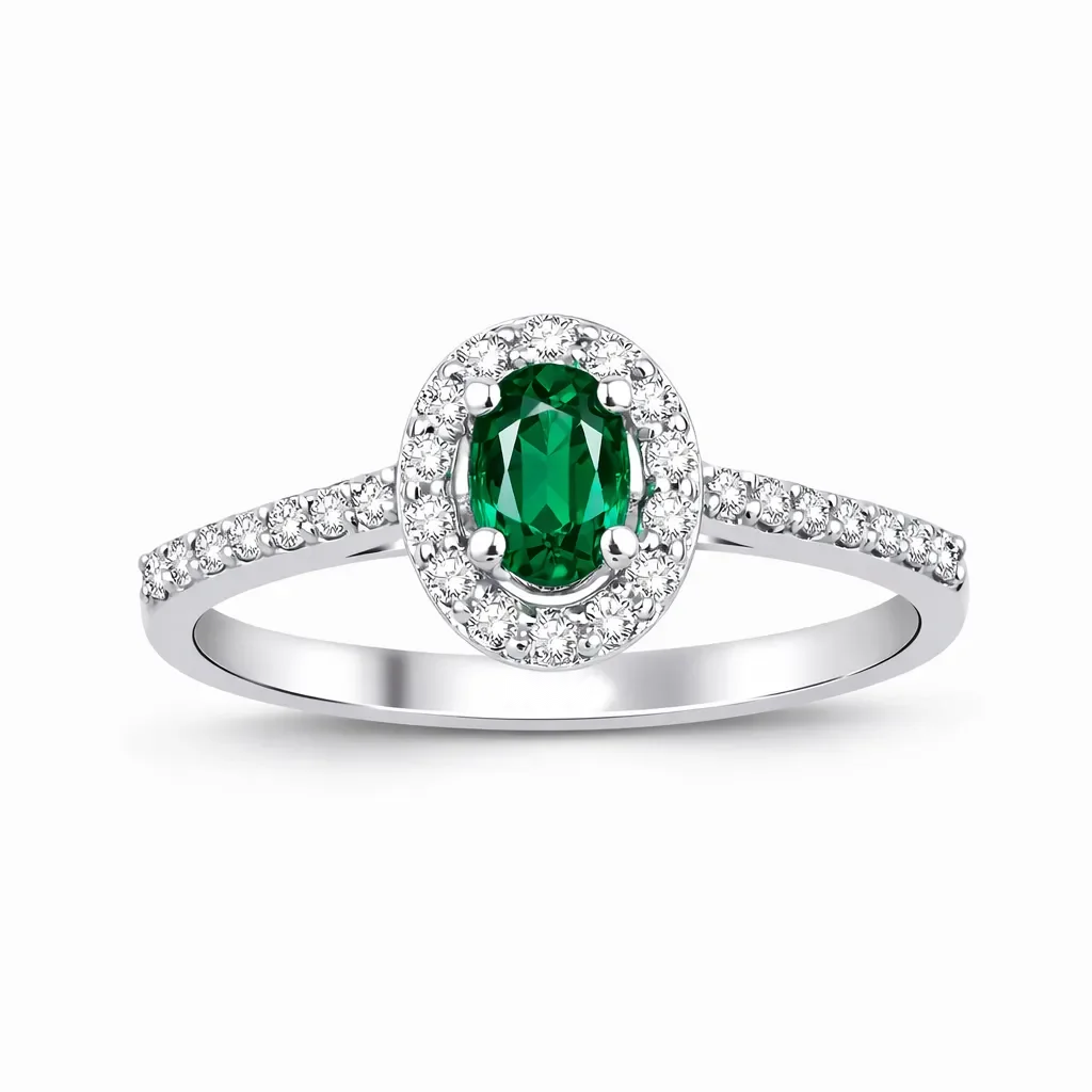 0.44 ct Zümrüt Yüzük