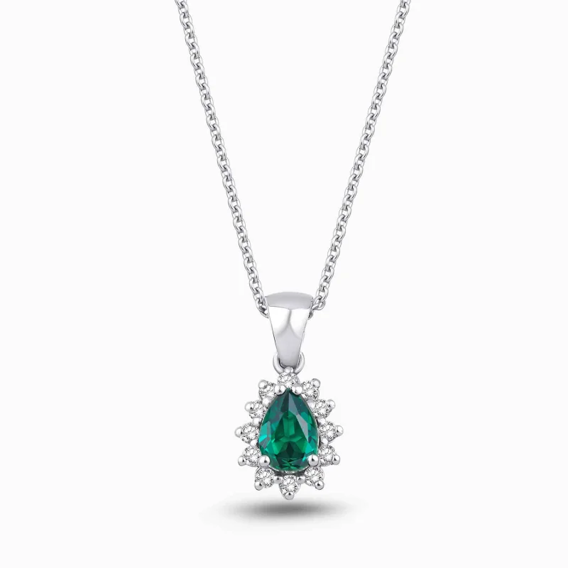 0.50 ct Zümrüt Kolye