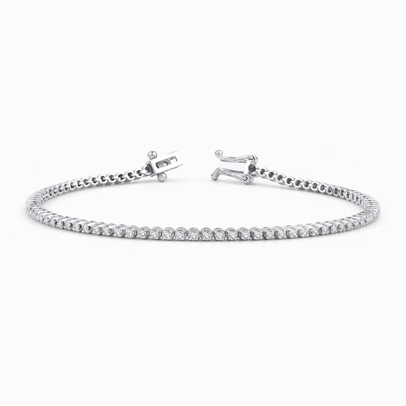 2.10 ct Pırlanta Su Yolu Bileklik