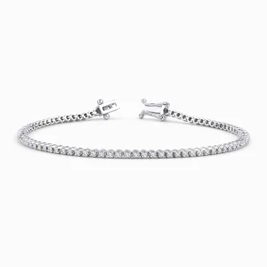 2.10 ct Pırlanta Su Yolu Bileklik