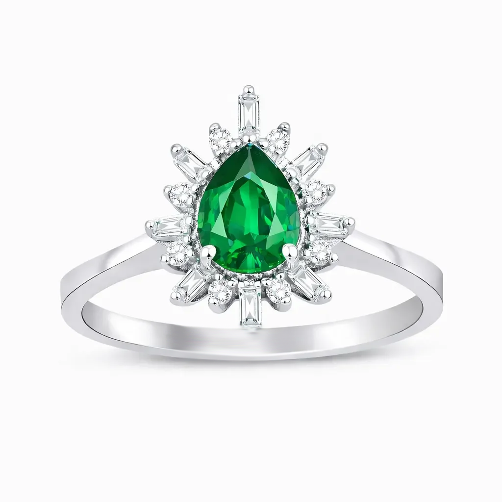 0.66 ct Zümrüt Yüzük