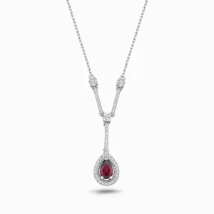 1.21 ct Yakut Kolye