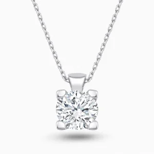 0.80 ct Pırlanta Tektaş Kolye