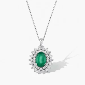 1.13 ct Zümrüt Kolye