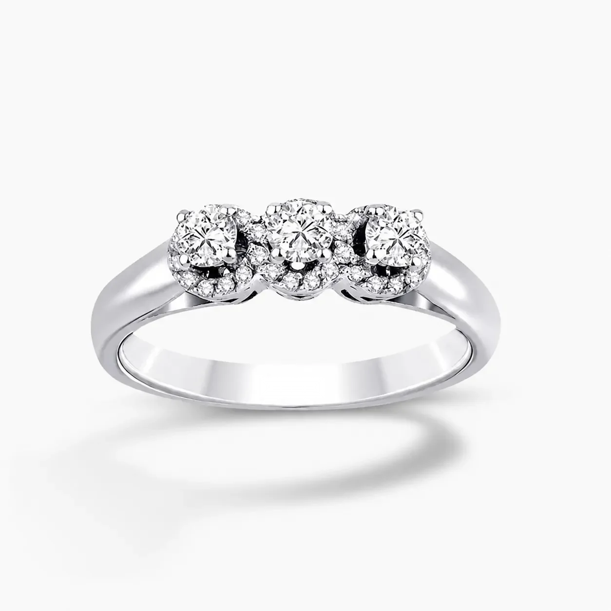 0.32 ct Pırlanta Tria Yüzük