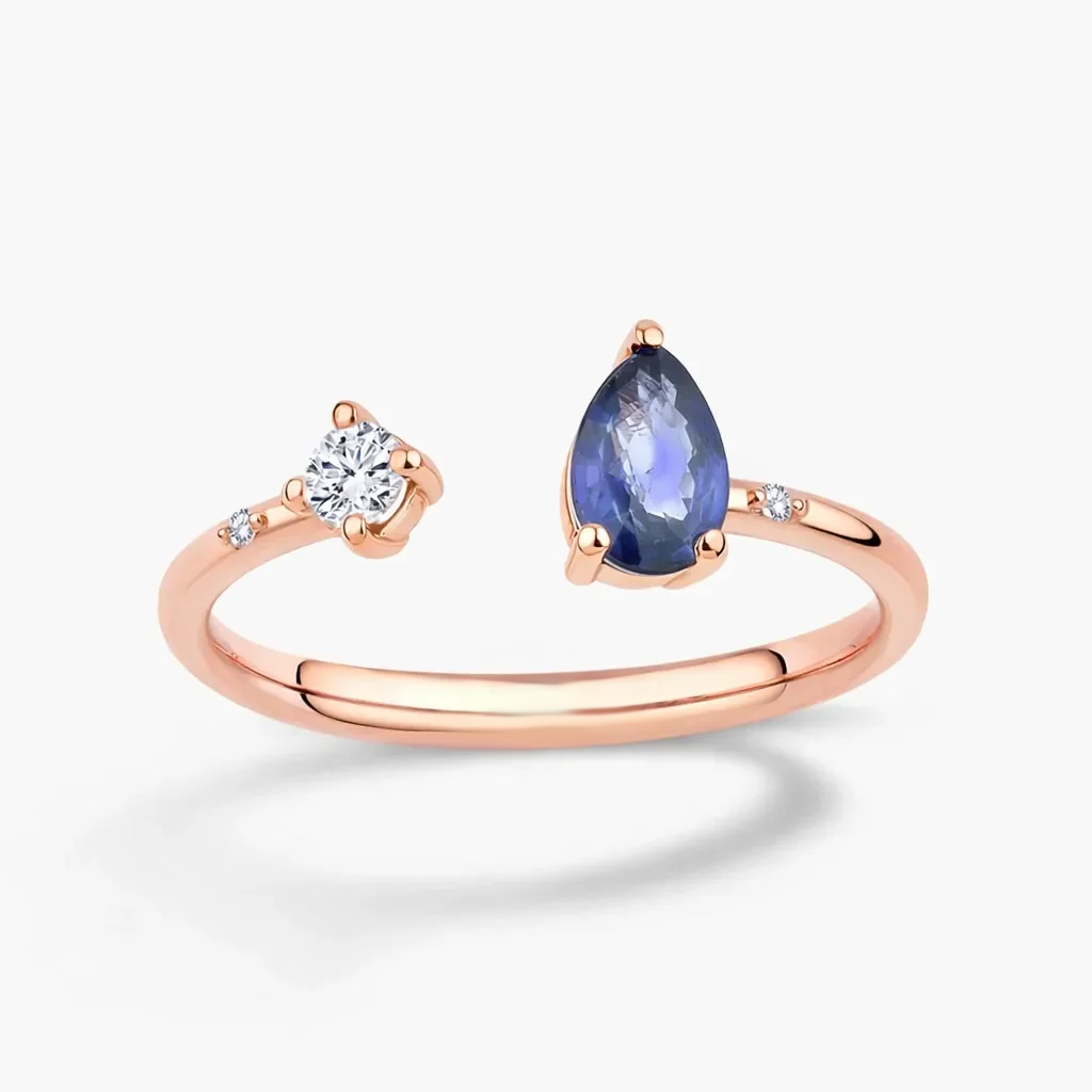 0.60 ct Safir Yüzük