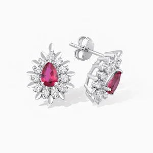 0.67 ct Yakut Küpe