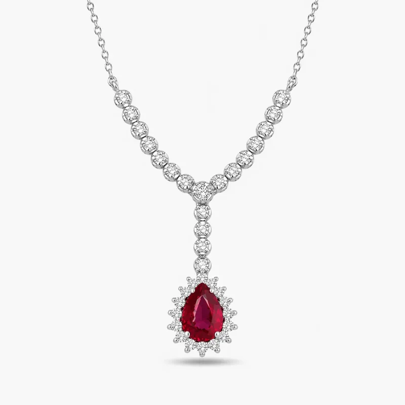 1.42 ct Yakut Kolye