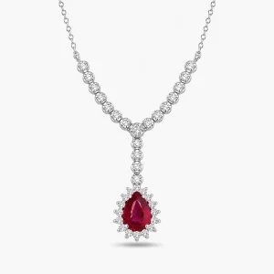 1.42 ct Yakut Kolye