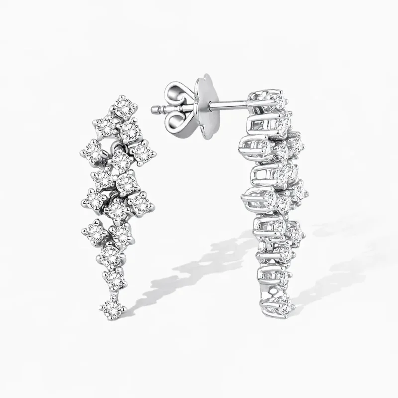 0.68 ct Pırlanta Küpe