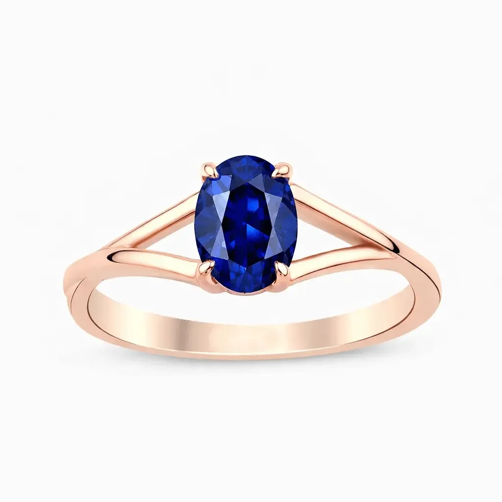 0.80 ct Safir Yüzük