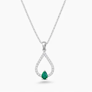 0.27 ct Zümrüt Kolye