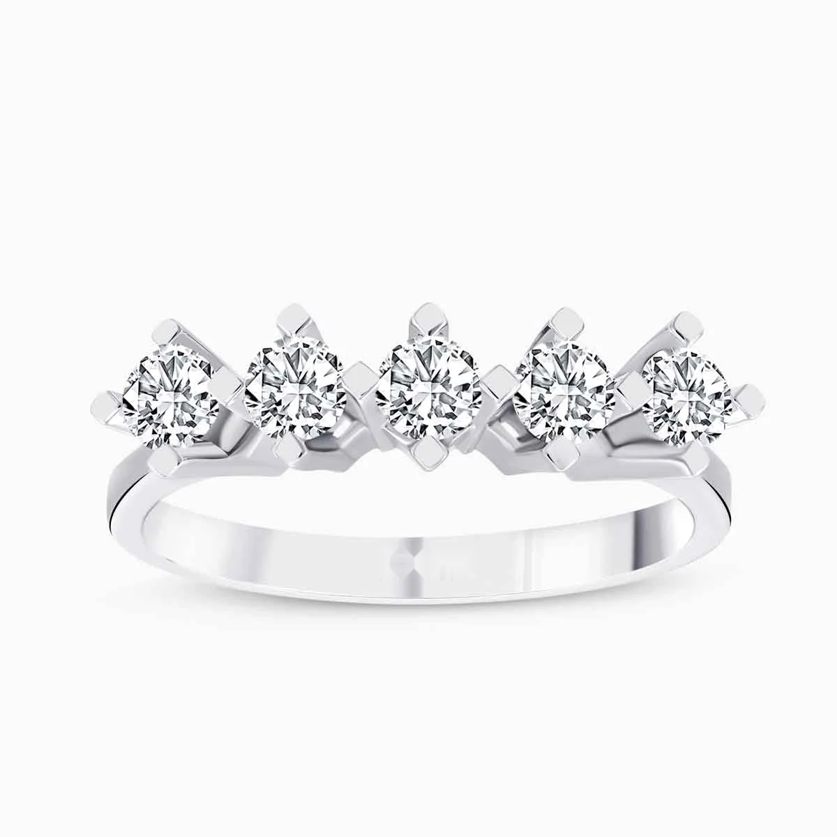 0.66 ct Pırlanta Beştaş Yüzük