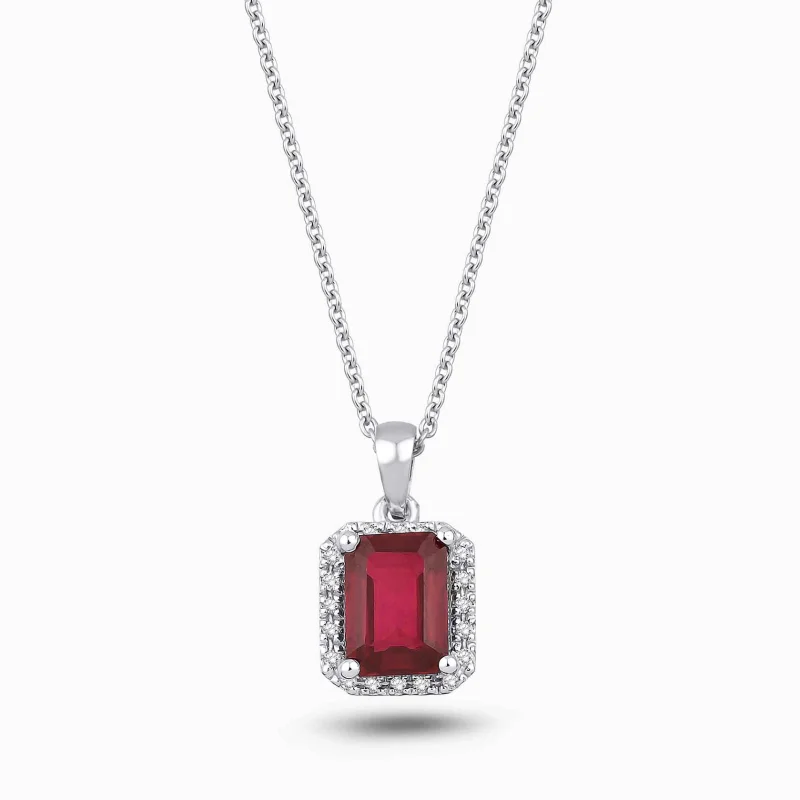 1.32 ct Yakut Kolye
