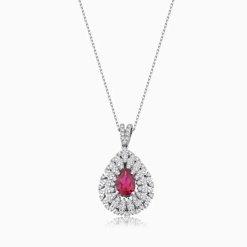 1.38 ct Yakut Kolye