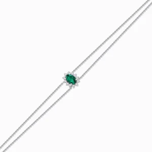 0.50 ct Zümrüt Bileklik