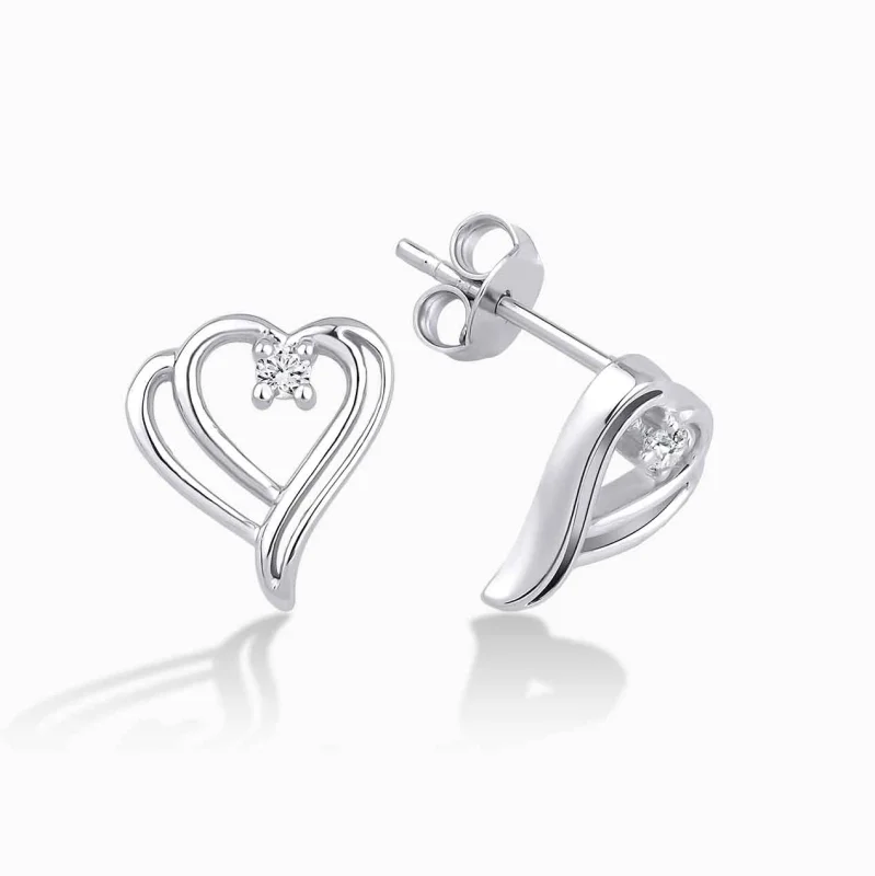 0.06 ct Pırlanta Küpe
