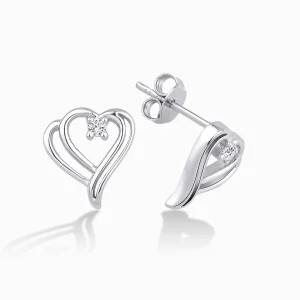 0.06 ct Pırlanta Küpe