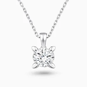 0.75 ct Pırlanta Tektaş Kolye