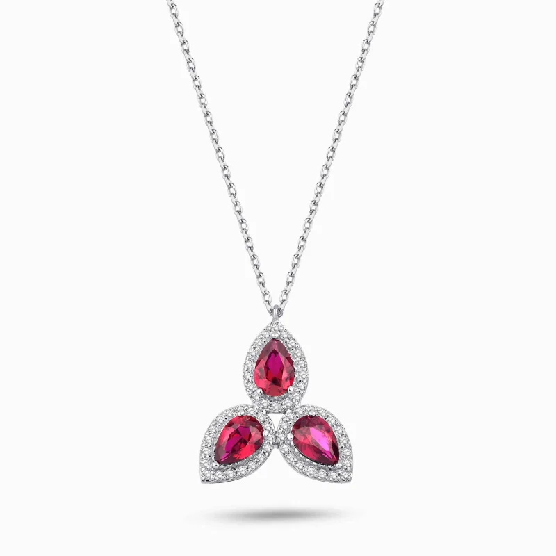 1.66 ct Yakut Kolye