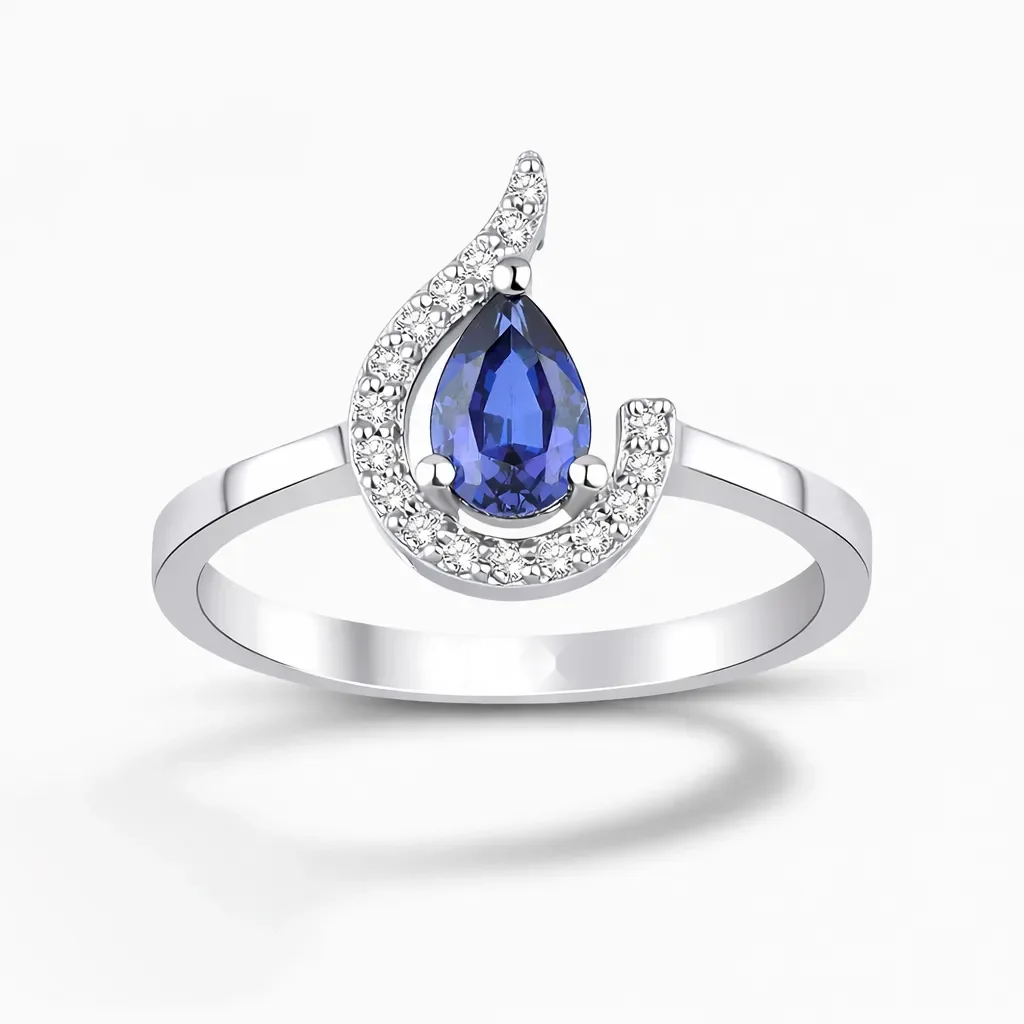 0.60 ct Safir Yüzük