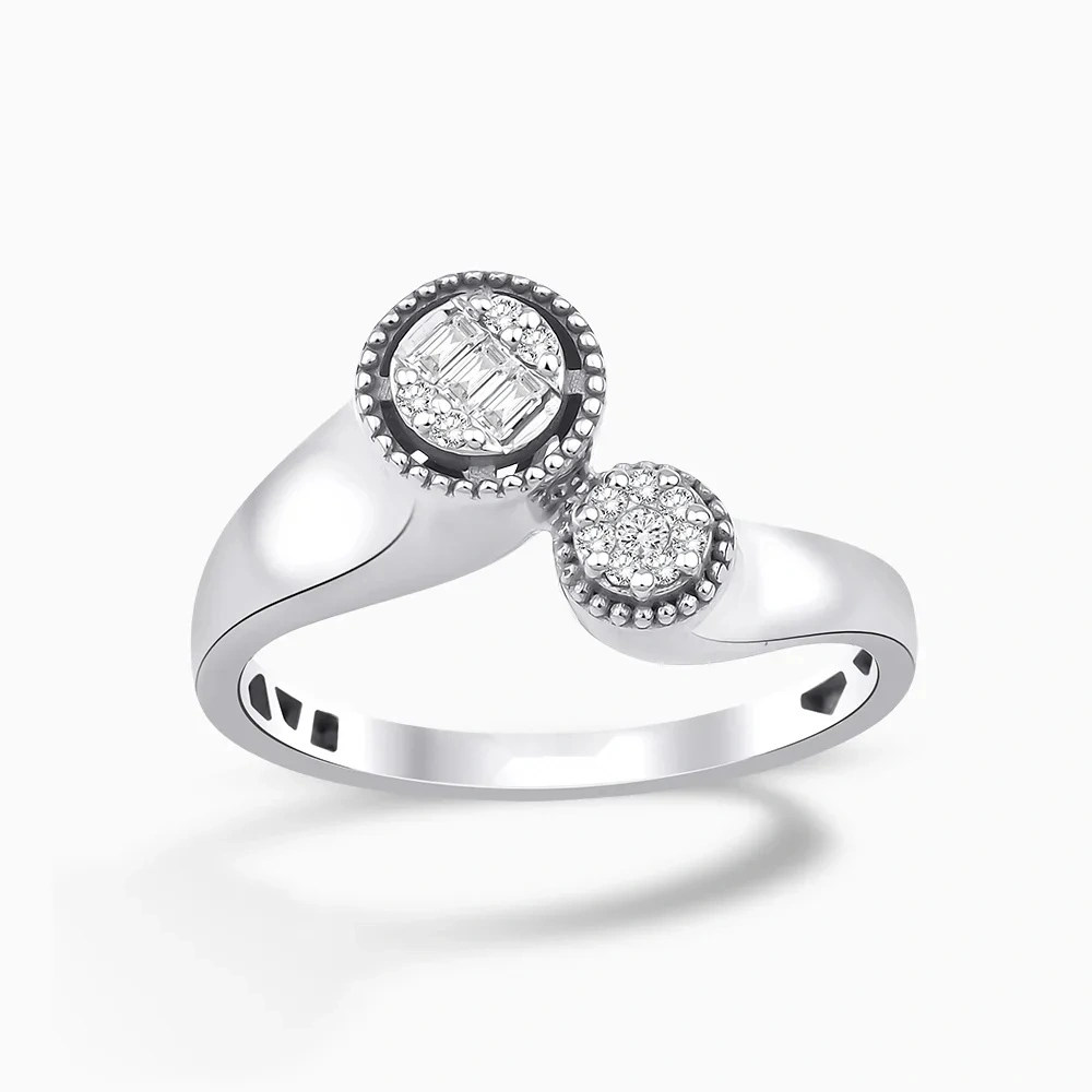 0.13 ct Pırlanta Baget Yüzük