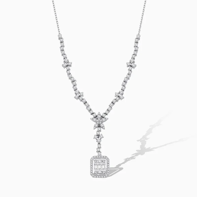 1.17 ct Pırlanta Baget Kolye