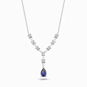 0.69 ct Safir Kolye