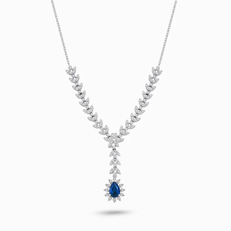 1.21 ct Safir Kolye