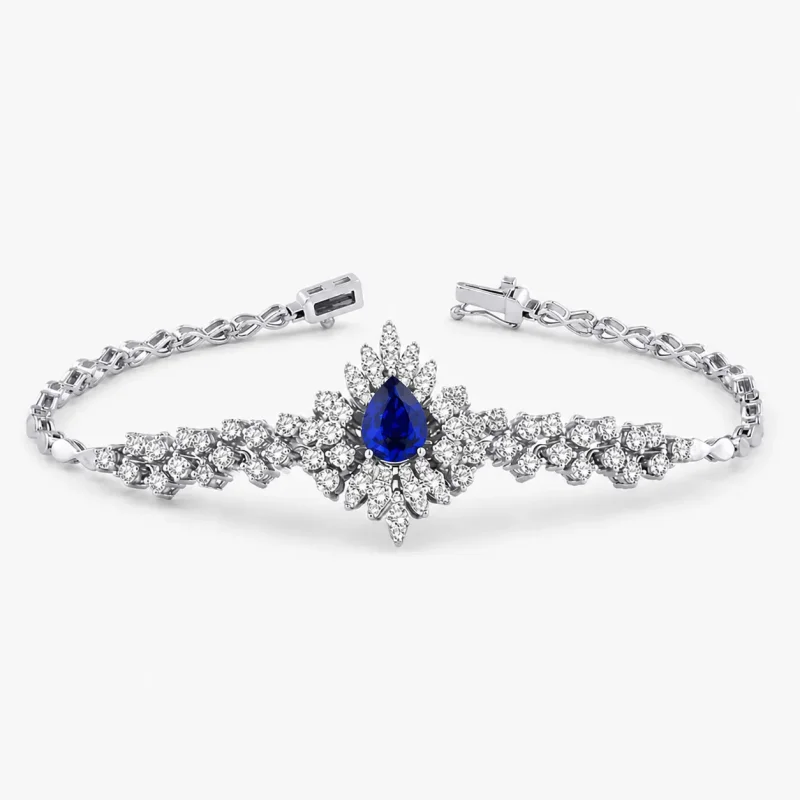3.53 ct Safir Bileklik