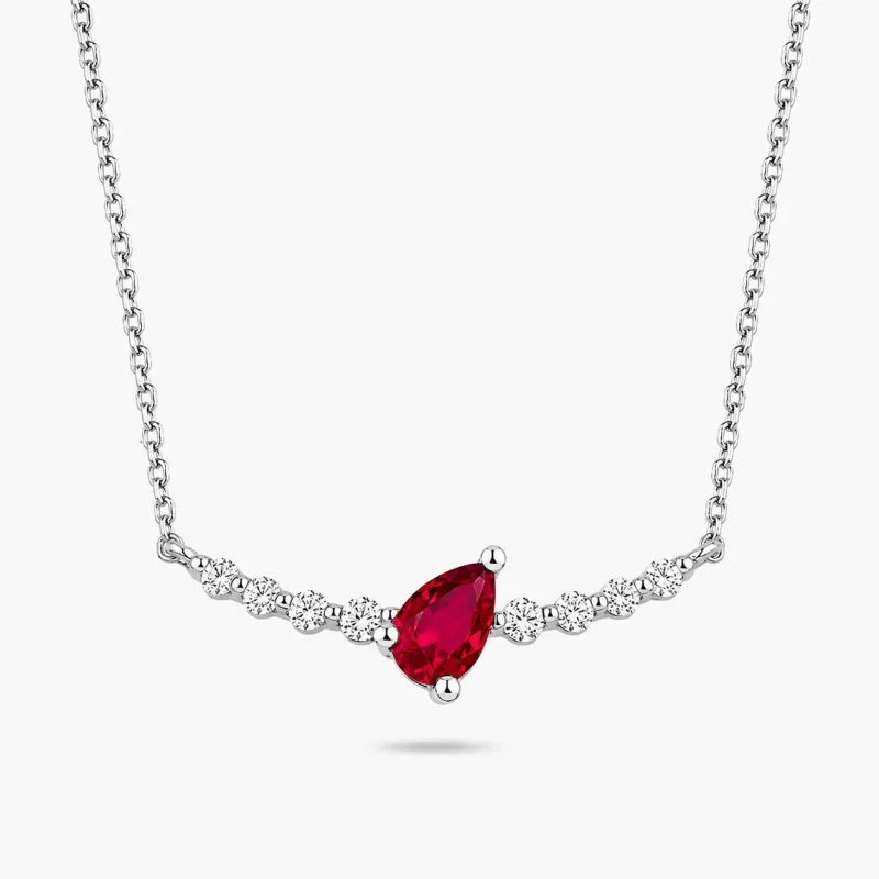 0.62 ct Yakut Kolye