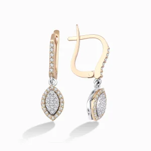 0.33 ct Pırlanta Küpe